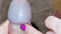 Copy At Home Glans Massage. Can You Last To The End? (Milking-time)