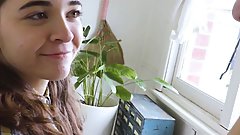 Hairy lesbian blonde gets licked and fingered