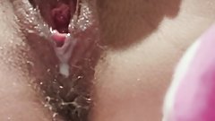 big dildo deep in mom's tight pussy