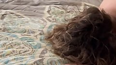 Whore wife fills her pussy with her dildos