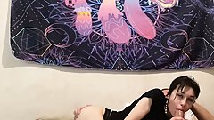 Rough FACE FUCKING of an 18 years old slut