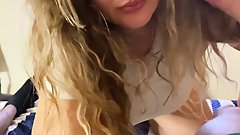 HOMEMADE FMM THREESOME with my HUBBY and his BEST FRIEND!!