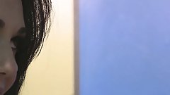 Seducing the brunette milf receptionist goes extremely well and leads to an anal plowing and belly cumshot