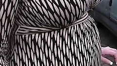 BBW swallowing huge black dick before riding