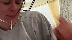 REAL HOMEMADE Girlfriend blows dominant man in hotel