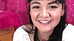 Deepthroat stepdaughter with big boobs POV pussybanged