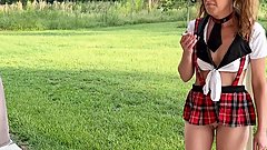 KJONLY smoking and getting spanked