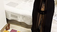 An obsessed Arab woman masturbating -Jasmine Sweet Arabic France Tour