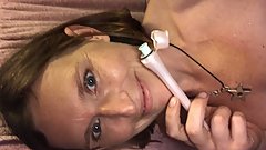 Fifteen minutes of fannying about before using a catheter for a massive piss