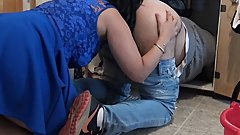 Big Tits Cheating Wife Gives Rimjob To 18 Year Old Plumber