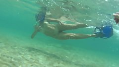 Countrycougartx - Nude snorkeling in Belize