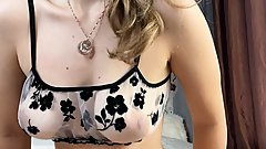 Shaking at the camera with my gorgeous elastic breasts