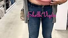 Flashing my tits in Lowe's