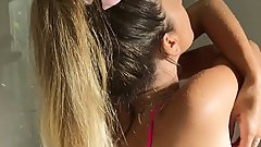 POV filmed stepdaughter masturbating 4 stepdad in bathroom