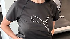 Fucking in the gym with a trainer