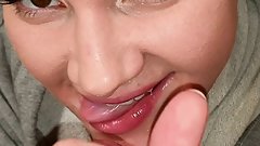 Behinde the scenes I WAS TOO HORNY she gave me a helping hand and it blow away.