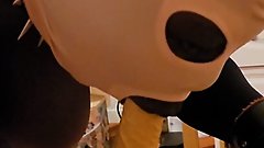 Bbw Mamma Throat Training with Her Owner  pt 1