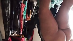 chubby wife films herself for her husband in panty