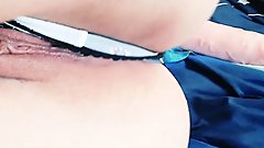 pussy tease - homemade close up video - pierced MILF pussy