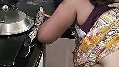 Devar bhabhi hardcore doggy style fucking in kitchen with Hindi dirty talking.bhabi ko devar ne mein choda