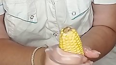 I spread the cream on the corn and rub it in, and fuck it like a member of the subscriber.