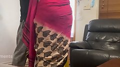 Indian Couple Sensual and Romantic Sex in Saree