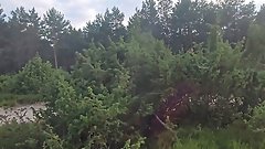 I got fingered in car on public parking near the beach while wearing swimsuit Adeli5100