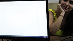 my step sister is hungry and I feed her cock