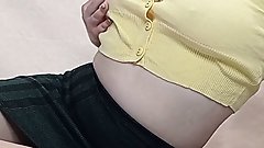 dancing light bending my back, I show my ass and legs. striptease