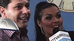 Four Hot big-boob office sluts fuck boss' big-dick in office orgy