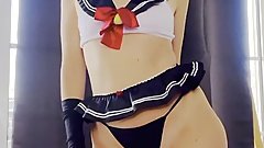 My Stepsister Cosplays as sailor moon