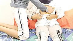 Indian xxx step-bro sis sex video with slow motion in Hindi audio