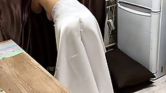 Sexy mature ass takes cock in anal. Homemade milf