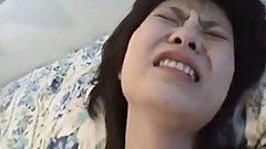Cum loving asian MILF masturbates