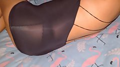 Horny mature stepmom and hot stepson share bed