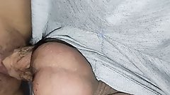 I clicked my dick continuously into her pussy, her pussy kept squeezing causing me to shoot inside