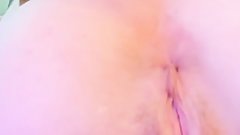 hairy pussy teen dildo in ass close up